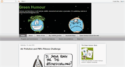 Desktop Screenshot of greenhumour.com
